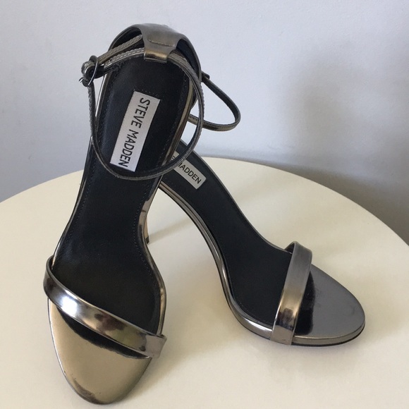 steve madden pewter heels
